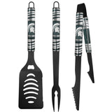 Michigan St. Spartans 3 pc Black Tailgater BBQ Set - Michigan St. Spartans - Flyclothing LLC