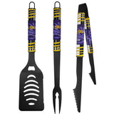 LSU Tigers 3 pc Black Tailgater BBQ Set - LSU Tigers - Flyclothing LLC