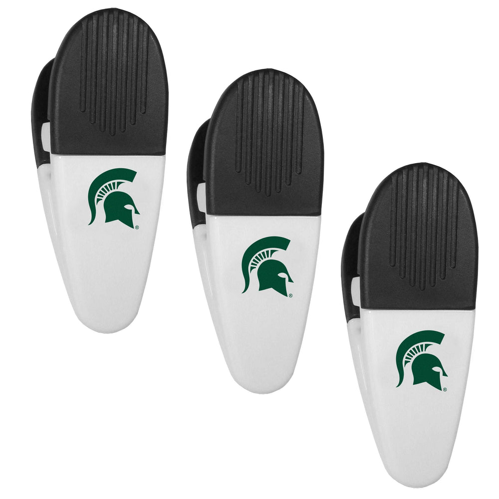Michigan St. Spartans Mini Chip Clip Magnets 3 pk - Michigan St. Spartans - Flyclothing LLC