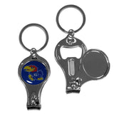 Kansas Jayhawks Nail Care/Bottle Opener Key Chain - Kansas Jayhawks - Flyclothing LLC
