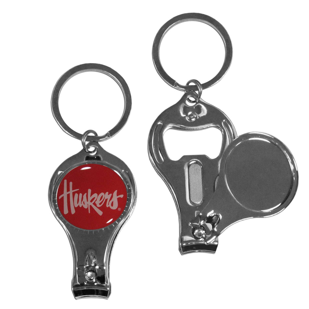 Nebraska Cornhuskers Nail Care/Bottle Opener Key Chain - Nebraska Cornhuskers - Flyclothing LLC