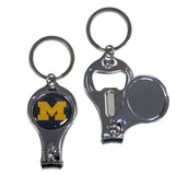 Michigan Wolverines Nail Care/Bottle Opener Key Chain - Michigan Wolverines - Flyclothing LLC