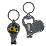 Georgia Tech Yellow Jackets Nail Care/Bottle Opener Key Chain - Georgia Tech Yellow Jackets - Flyclothing LLC