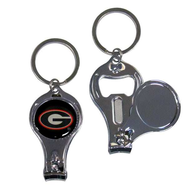 Georgia Bulldogs Nail Care/Bottle Opener Key Chain - Georgia Bulldogs - Flyclothing LLC