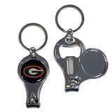 Georgia Bulldogs Nail Care/Bottle Opener Key Chain - Georgia Bulldogs - Flyclothing LLC