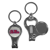 Mississippi Rebels Nail Care/Bottle Opener Key Chain - Mississippi Rebels - Flyclothing LLC