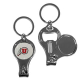 Utah Utes Nail Care/Bottle Opener Key Chain - Utah Utes - Flyclothing LLC