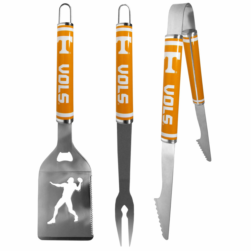 Tennessee Volunteers 3 pc Steel BBQ Tool Set - Tennessee Volunteers - Flyclothing LLC