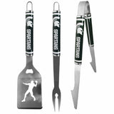 Michigan St. Spartans 3 pc Steel BBQ Tool Set - Michigan St. Spartans - Flyclothing LLC