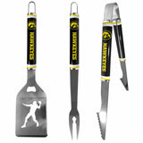 Iowa Hawkeyes 3 pc Steel BBQ Tool Set - Iowa Hawkeyes - Flyclothing LLC