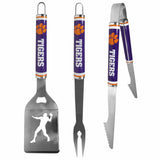 Clemson Tigers 3 pc Steel BBQ Tool Set - Clemson Tigers - Flyclothing LLC