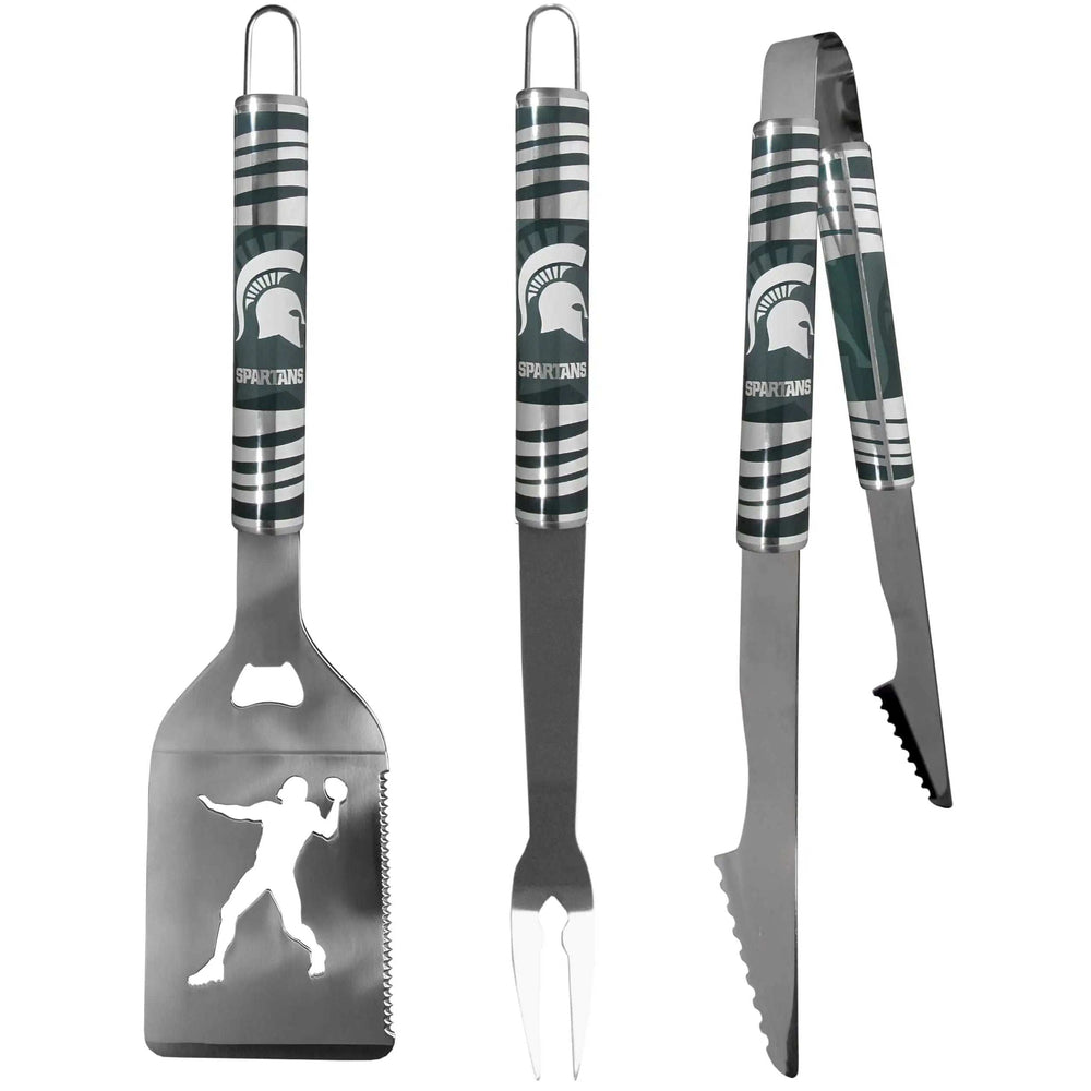 Michigan St. Spartans 3 pc Tailgater BBQ Tools - Michigan St. Spartans - Flyclothing LLC