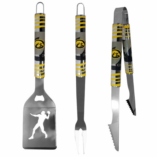 Iowa Hawkeyes 3 pc Tailgater BBQ Tools - Iowa Hawkeyes - Flyclothing LLC
