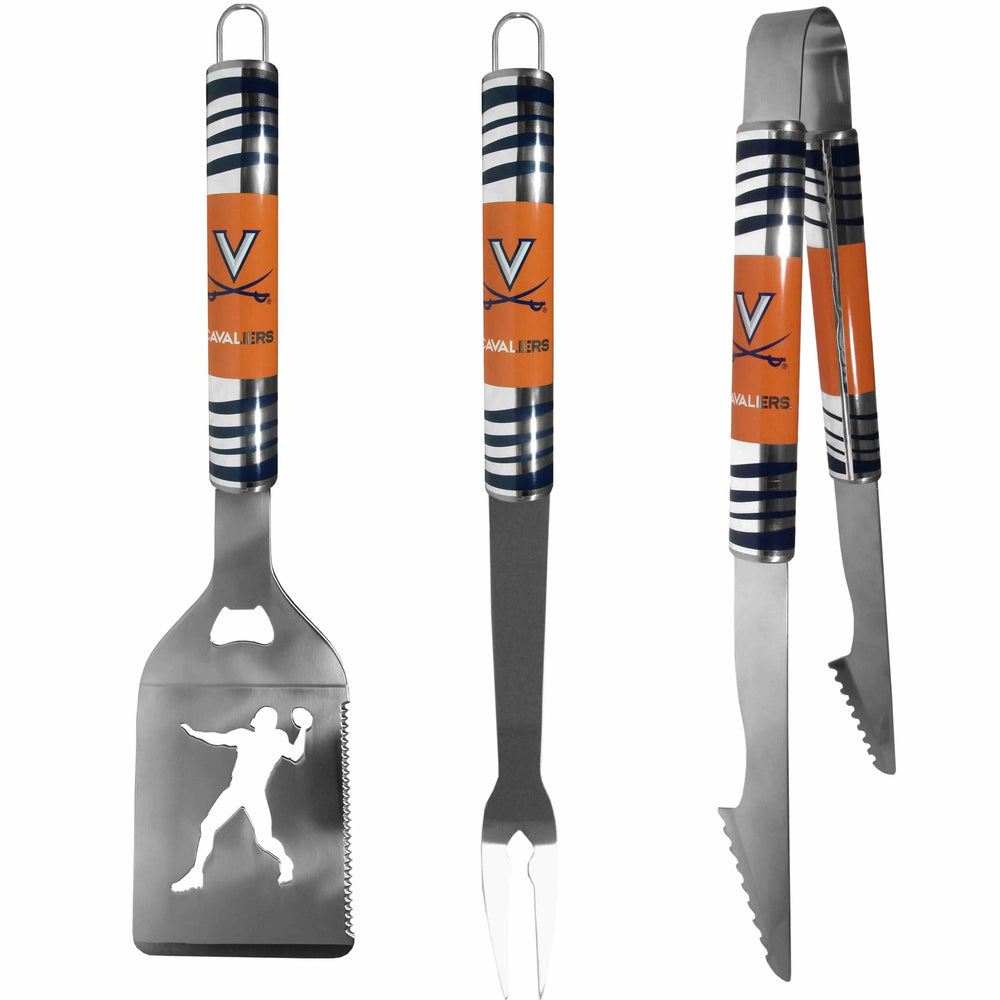 Virginia Cavaliers 3 pc Tailgater BBQ Tools - Virginia Cavaliers - Flyclothing LLC