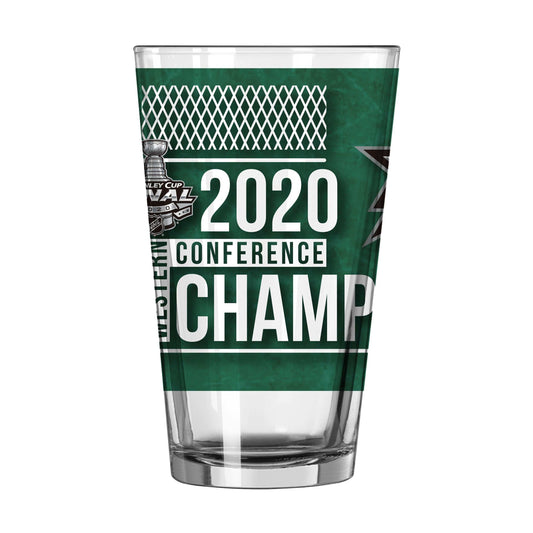 Dallas Stars 2020 Conf Champs 16oz Pint Glass - Logo Brands - Flyclothing LLC