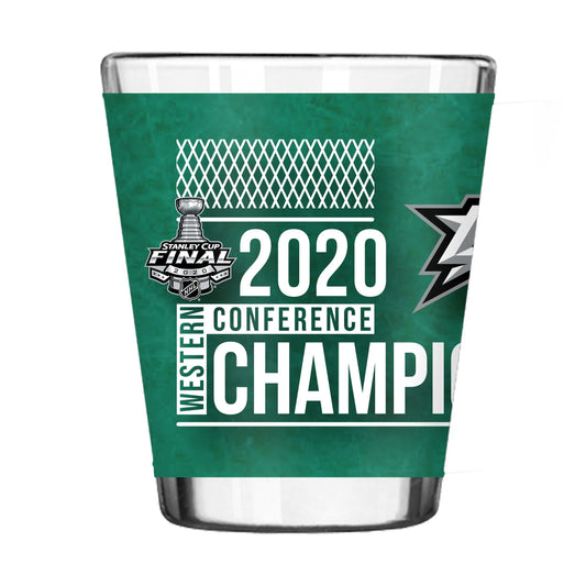 Dallas Stars 2020 Conf Champs 2oz Shot Glass - Logo Brands - Flyclothing LLC