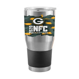 GB Packer Pro 2021 NFC Champs Logo 30oz Stainless Tumbler - Logo Brands - Flyclothing LLC