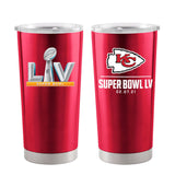 KC Chiefs SB55 Bound Logo 20oz Stainless Tumbler - Logo Brands - Flyclothing LLC