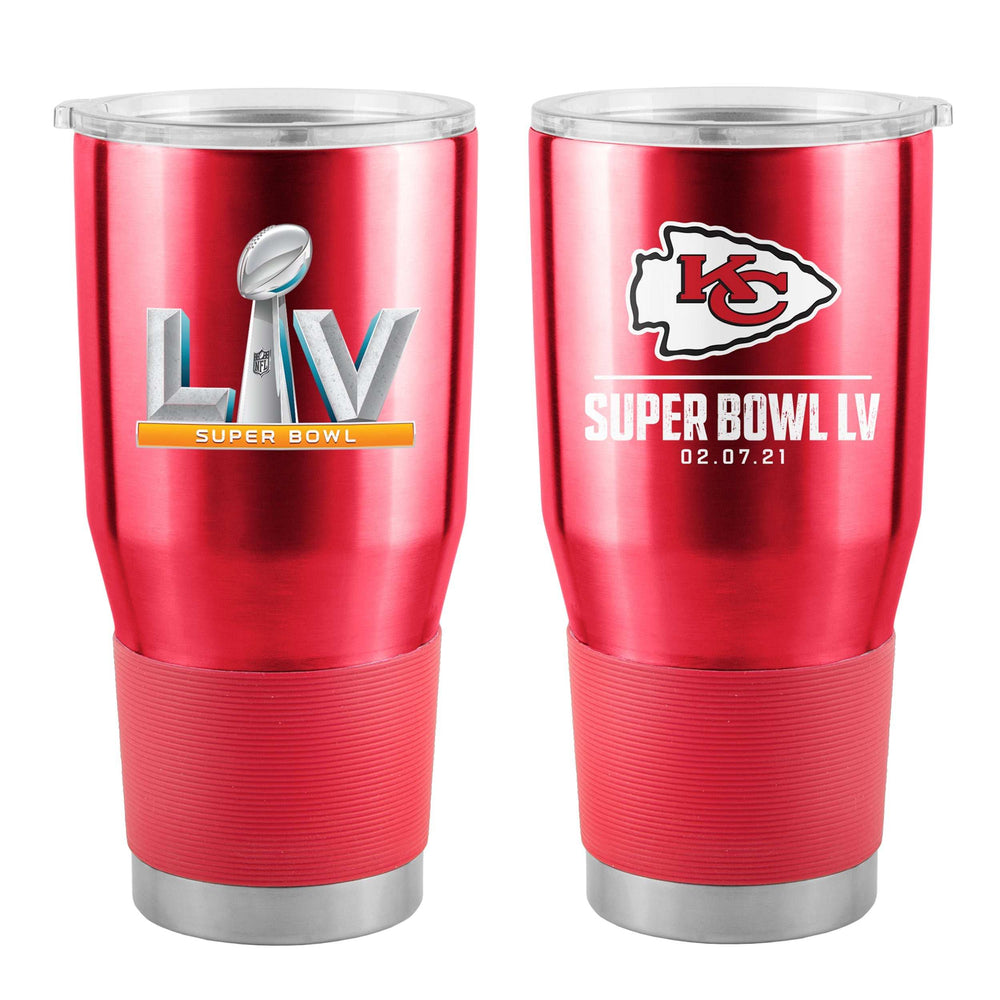 KC Chiefs SB55 Bound Logo 30oz Stainless Tumbler - Logo Brands - Flyclothing LLC