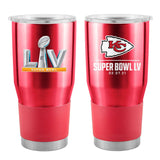 KC Chiefs SB55 Bound Logo 30oz Stainless Tumbler - Logo Brands - Flyclothing LLC