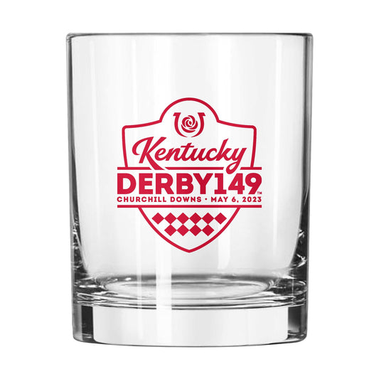 Kentucky Derby 149th Dated 14oz Rocks Glass - Logo Brands - Flyclothing LLC
