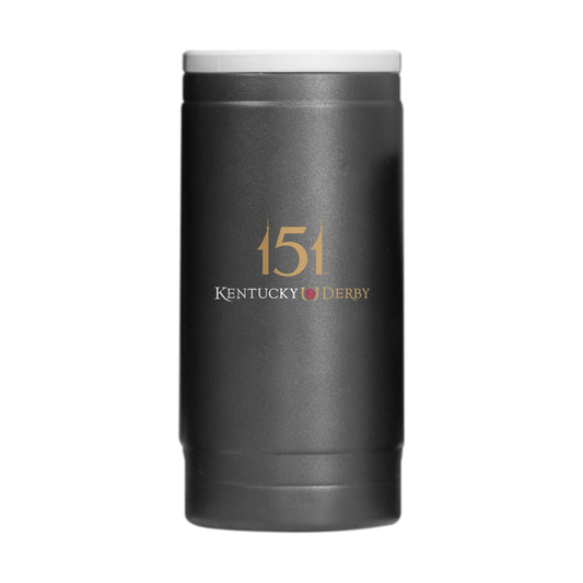 151st Kentucky Derby 12oz Powdercoat SlimCan Coolie - Logo Brands - Flyclothing LLC