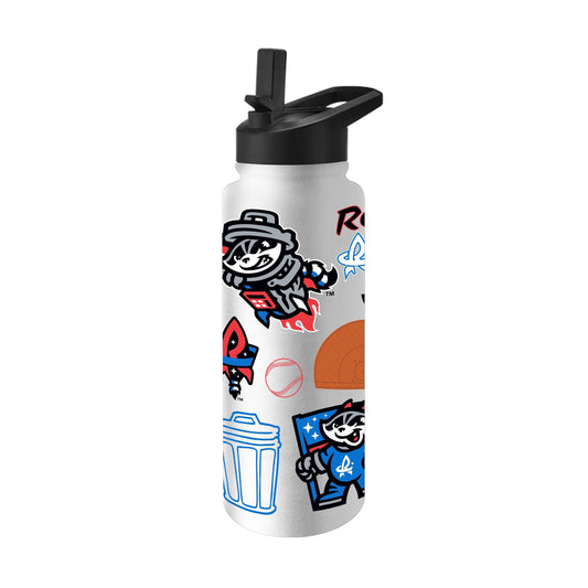 Rocket City Trash Pandas 34oz Native Quencher Bottle - Logo Brands - Flyclothing LLC