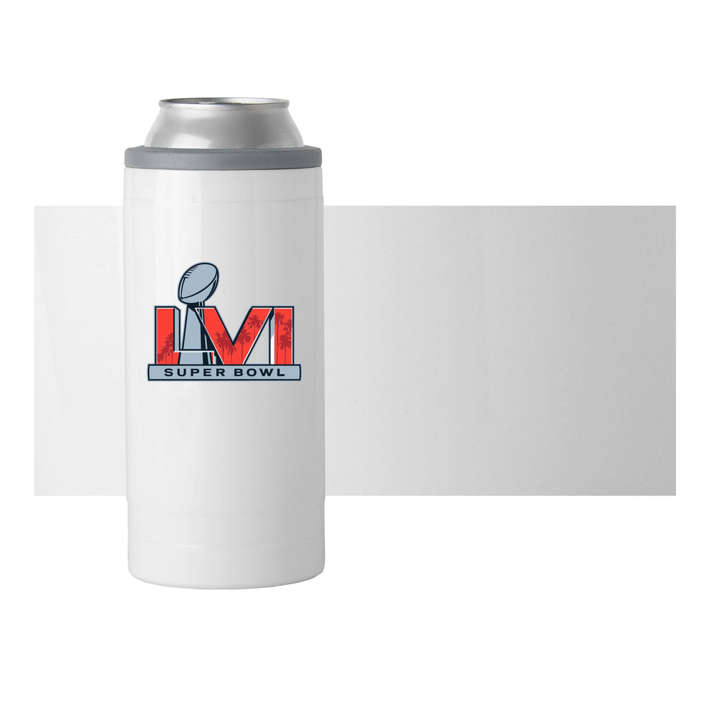 Super Bowl 56 12oz Logo Slim Can Coolie - Logo Brands - Flyclothing LLC