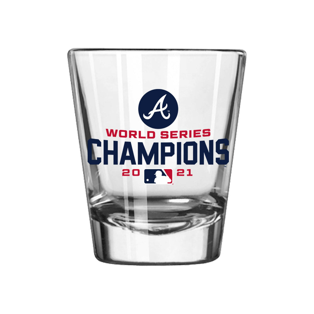 Atlanta Braves 2oz ‘21 World Champs Shot Glass - Logo Brands - Flyclothing LLC