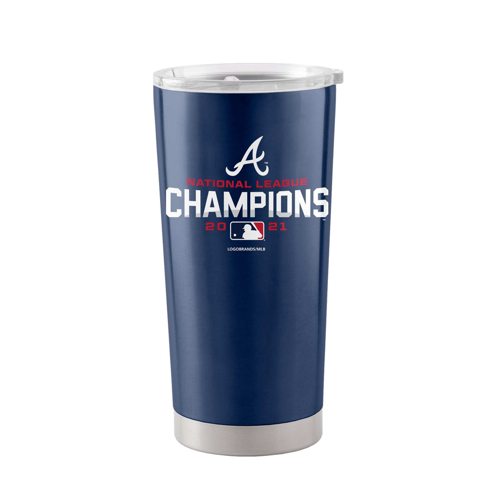Atlanta Braves 20oz ‘21 League Champs Stainless Tumbler - Logo Brands - Flyclothing LLC