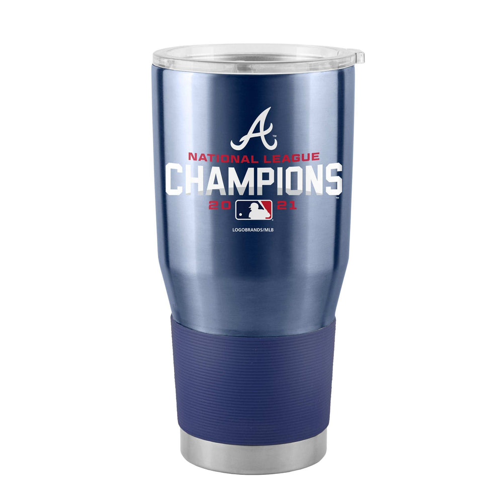 Atlanta Braves 30oz ‘21 League Champs Stainless Tumbler - Logo Brands - Flyclothing LLC