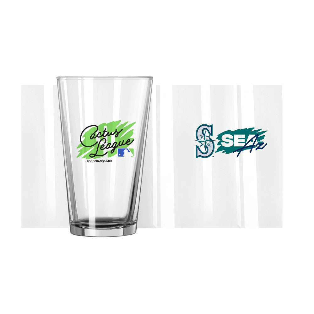 Seattle Mariners 16oz 2022 Spring Training Pint Glass - Logo Brands - Flyclothing LLC