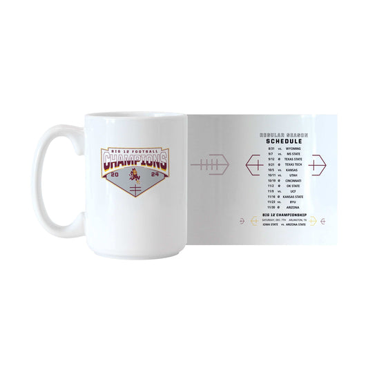 Arizona State 2024 BIG12 Champions 15oz Sublimated Mug - Logo Brands - Flyclothing LLC