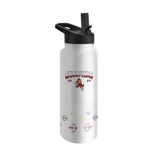 Arizona State 2024 BIG12 Champions 34oz Quencher Bottle - Logo Brands - Flyclothing LLC