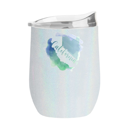 California 16oz Local State Pride Iridescent Curved Beverage - Logo Brands - Flyclothing LLC