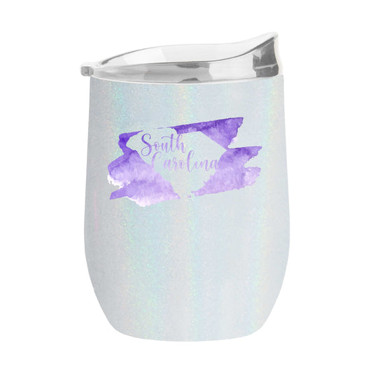 South Carolina 16oz Local State Pride Iridescent Curved Beverage - Logo Brands - Flyclothing LLC