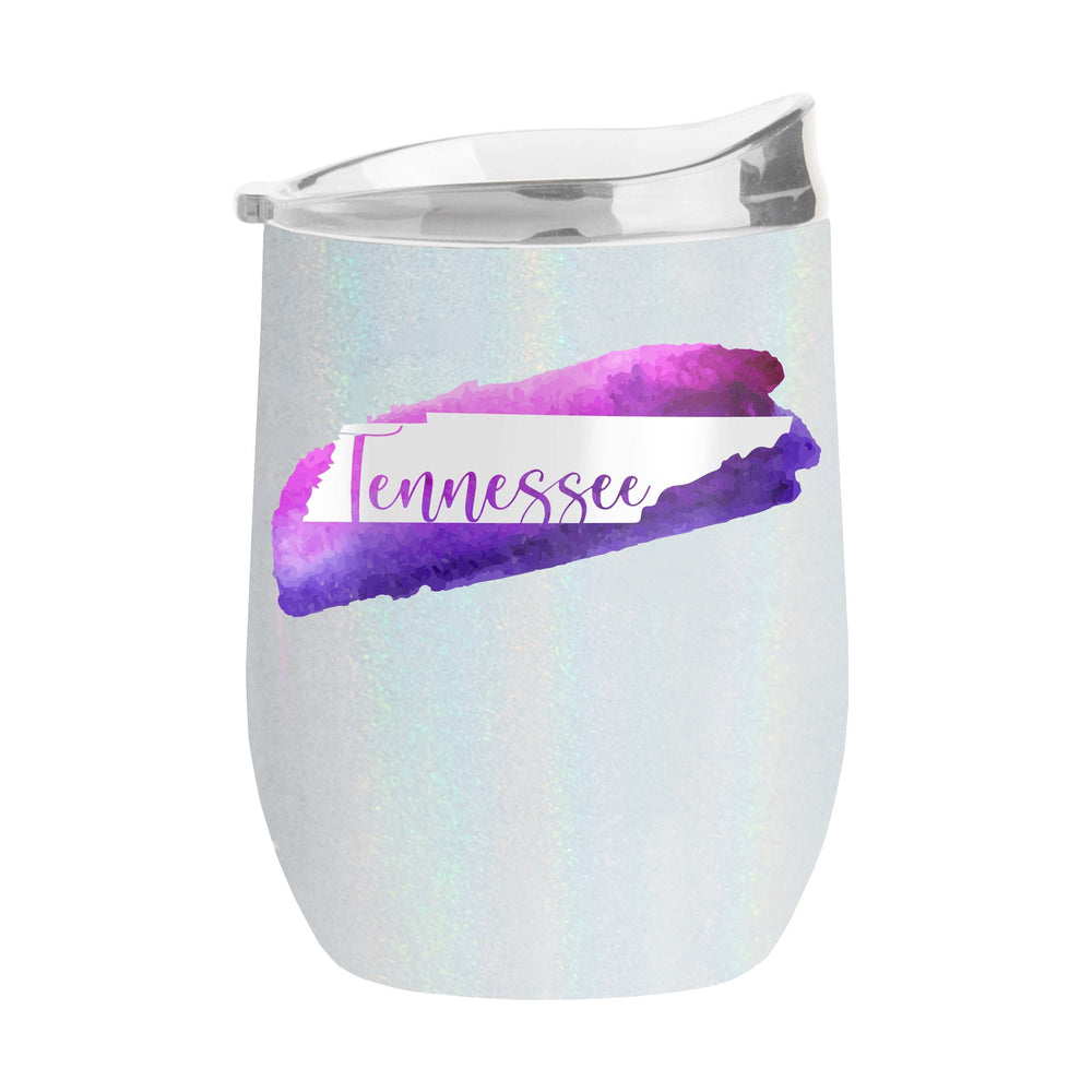 Tennessee 16oz Local State Pride Iridescent Curved Beverage - Logo Brands - Flyclothing LLC