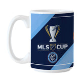 New York City FC 15oz 2021 MLS Champions Sublimated Mug - Logo Brands - Flyclothing LLC