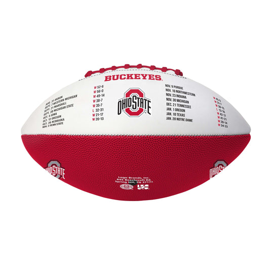Ohio State 2024 National Champions Debossed Autograph Football - Logo Brands - Flyclothing LLC