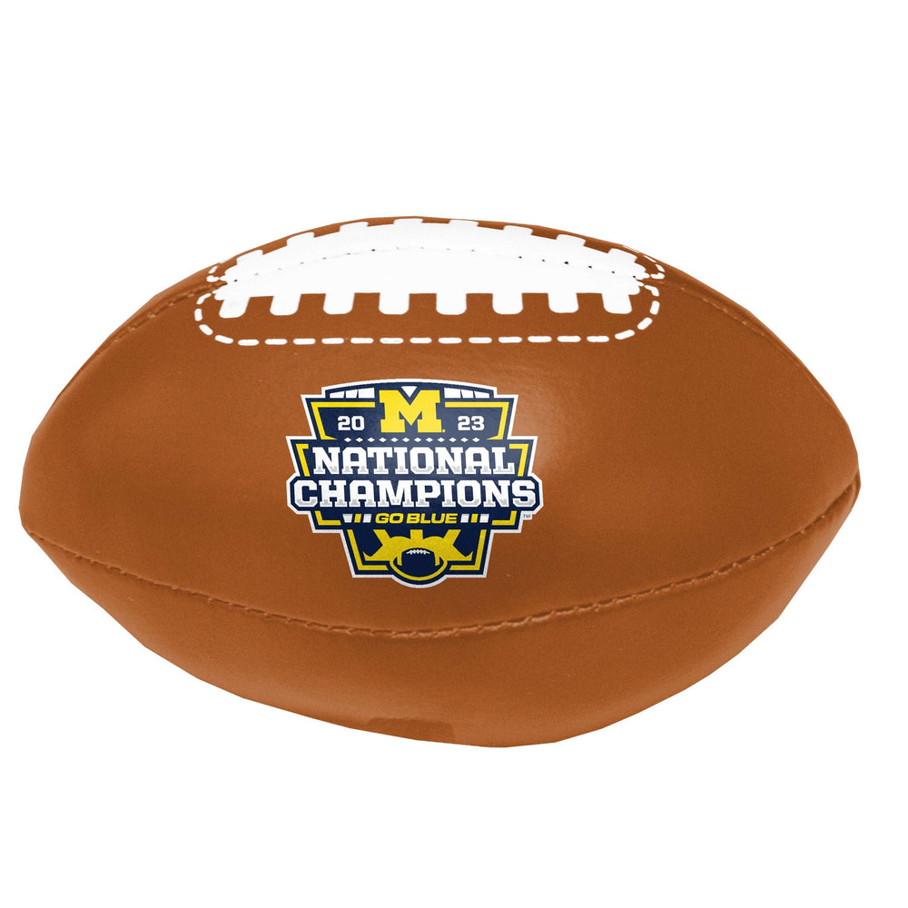 Michigan 2023 CFP National Champions Micro Plush Football - Logo Brands - Flyclothing LLC