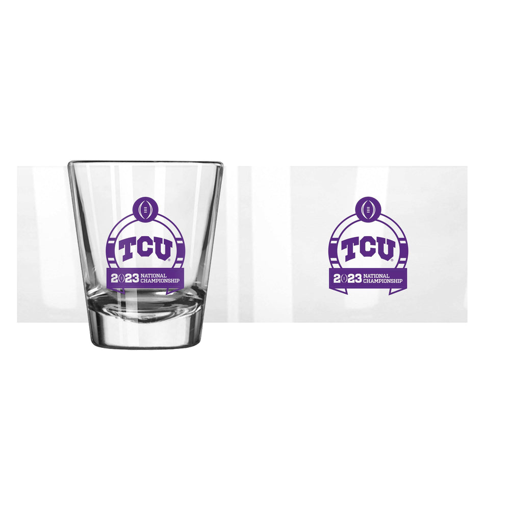 TCU 2023 CFP Bound 2oz Screen Print Shot Glass - Logo Brands - Flyclothing LLC