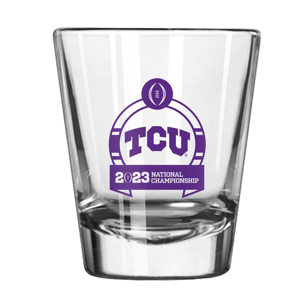 TCU 2023 CFP Bound 2oz Screen Print Shot Glass - Logo Brands - Flyclothing LLC