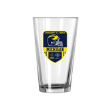 Michigan 2024 Rose Bowl Bound 16oz Pint Glass - Logo Brands - Flyclothing LLC