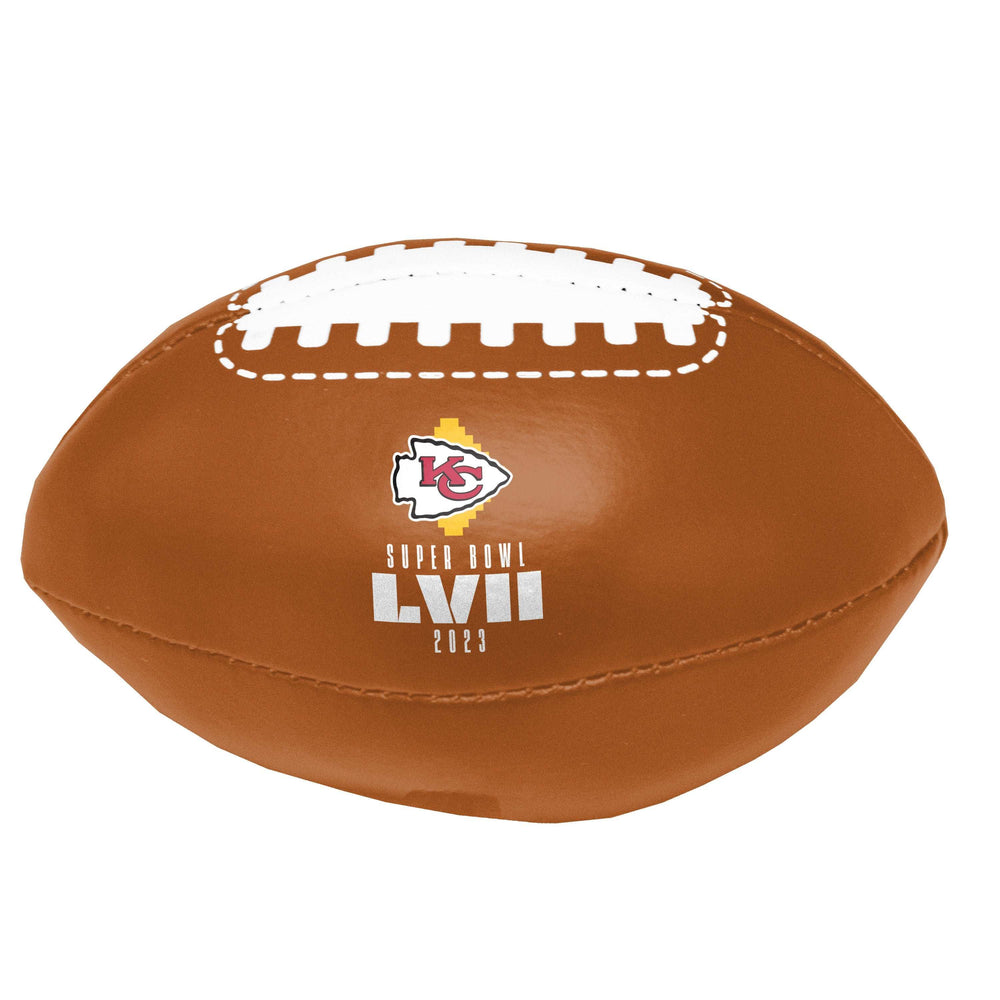 KC Chiefs SB Bound Micro Plush Football - Logo Brands - Flyclothing LLC