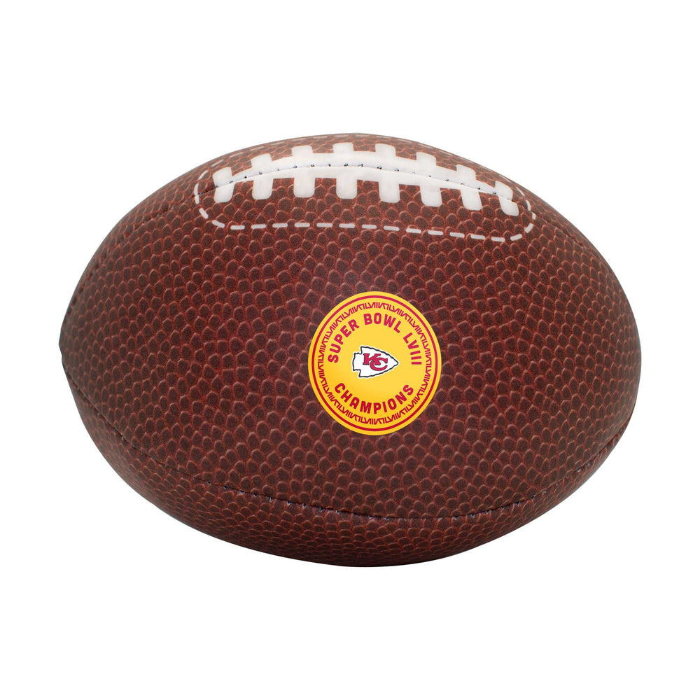 Kansas City Chiefs SB 58 Champions Micro Plush Football - Logo Brands - Flyclothing LLC