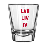 KC Chiefs 2oz SB Champions Repeating Shot Glass - Logo Brands - Flyclothing LLC