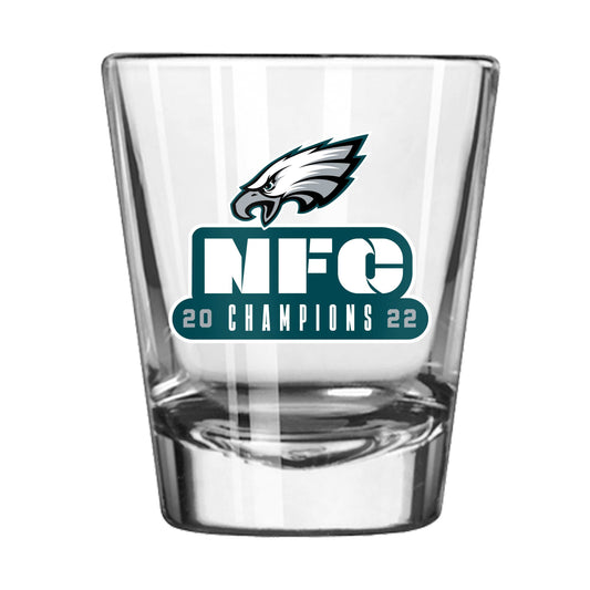 Philadelphia Eagles 2oz Conference Champs Shot Glass - Logo Brands - Flyclothing LLC