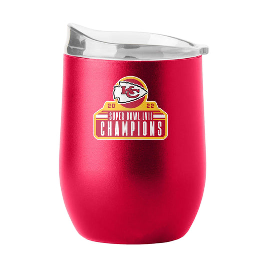 KC Chiefs 16oz SB Champions PC Curved Beverage - Logo Brands - Flyclothing LLC