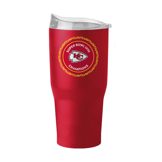 Kansas City Chiefs 30oz SB 58 Champions Powder Coat Tumbler - Logo Brands - Flyclothing LLC