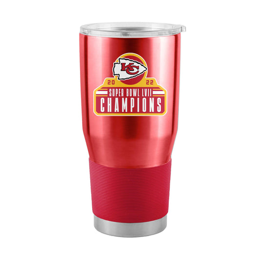 KC Chiefs 30oz SB Champions Stainless Tumbler - Logo Brands - Flyclothing LLC